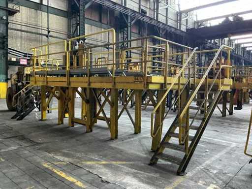 1996 Heppenstall Europe Spoelgrijper met onderhoudsportaal