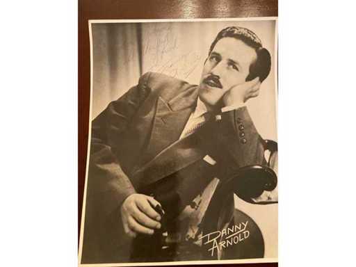 Gesigneerde foto Danny Arnold