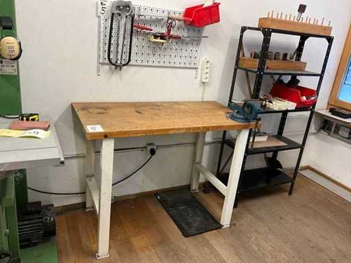 Bănci de lucru cu menghine și accesorii