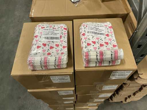 Partij kadozakken growing hearts 120x190mm (14000x)