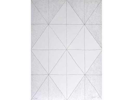 Dan Van Severen - Geometrisch abstracte compositie - kleurenzeefdruk - 1976