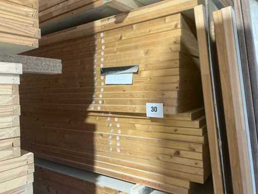 Various tubetrowel fire-resistant painter's doors (26x)