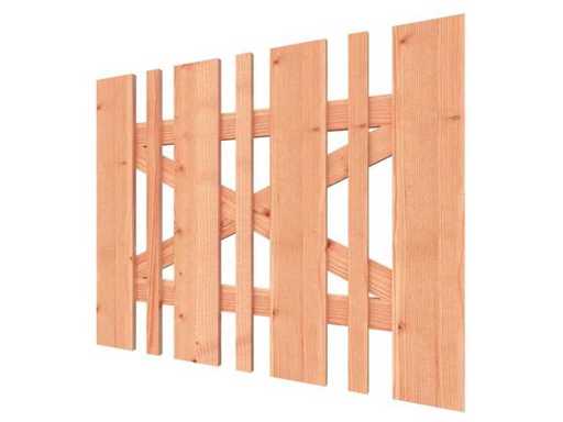 Douglas tuinpoort "Moezel" geschaafd - 100x80 cm