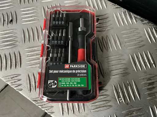 Parkside 18-teiliges Präzisionsbitset (10x)