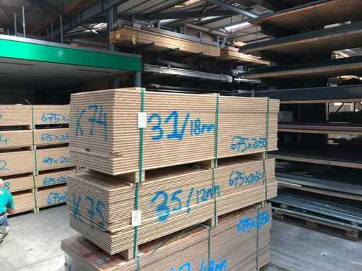 Fogli OSB 18mm 675x2050mm (31x)