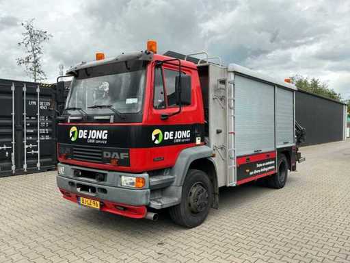 DAF AE 55 CE Truck with HIAB crane