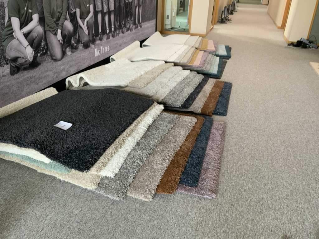 batch of various carpets