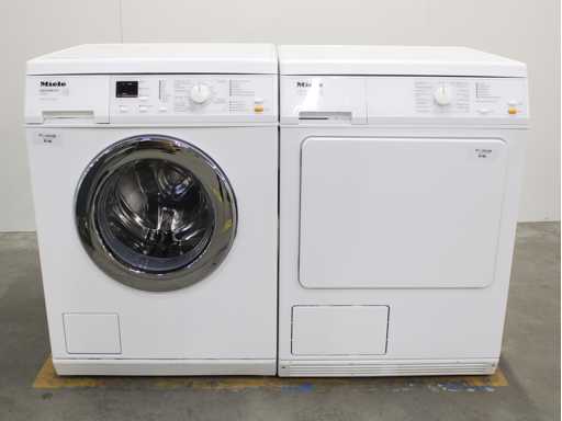 Machine à laver Miele W 3371 Edition 111 & Sèche-linge Miele T 8403 C Softcare System