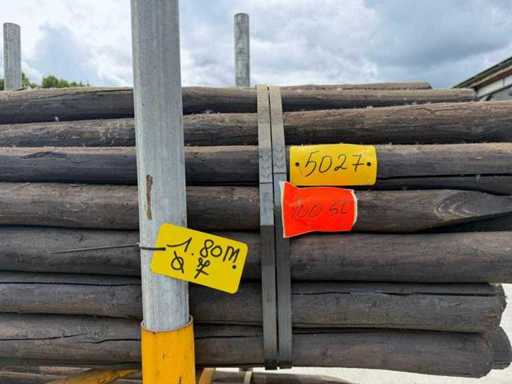 Palenboer - Tuinpalen 1m80 creo geschild (100x)