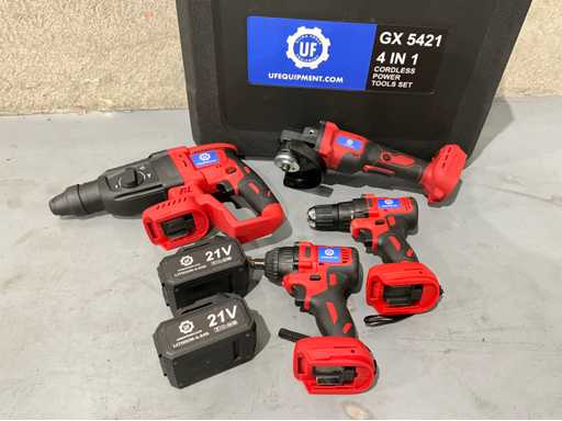 Ultra Force Equipment - GX5421 - Pachet combo 4 în 1 - Șurubelniță cu bandă