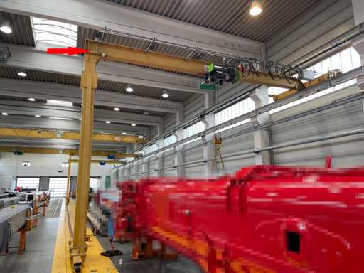 STAHL CRANESYSTEMS - Gru a semicavalletto monotrave da 10 t