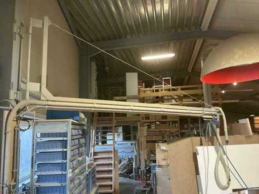 Afzuigdarm Festool op zwenkarm