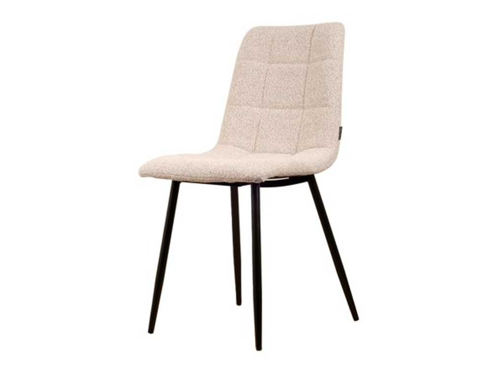 6x Design dining chair ecru boucle 7094 