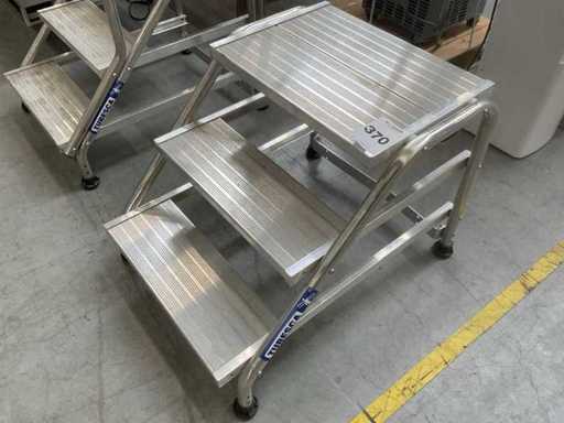 Tubesca Aluminium opstap / bordes