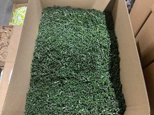 Klips do etykiet partii średnio zielony (135000x)