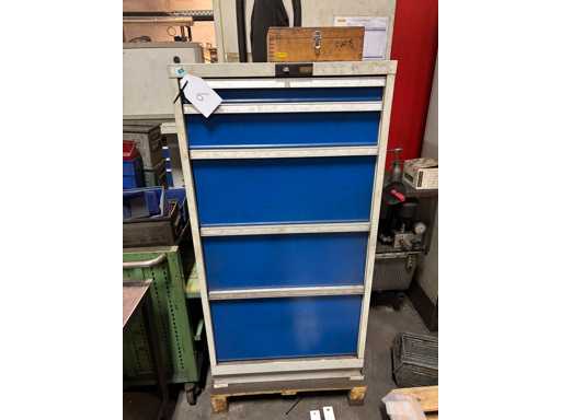   Werkstattschubladenschrank mit Inhalt