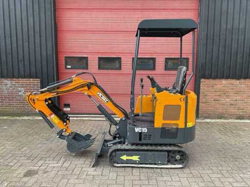Vicsec VC15 Geel Minigraafmachine