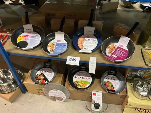 Various pans SSW/GSW (7x) + lids