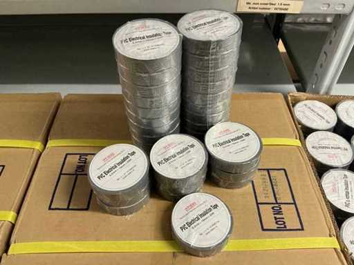 Bandă de izolație electrică PVC Lot Viteko 0,2mm x 19mm x 20m gri (3000x)