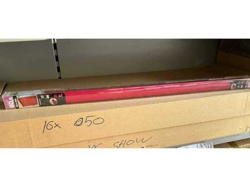 Madeco Mini Roll Roll Store, Store-Double Blackout, 80,5 x 150 cm de haut, rose foncé (16x)