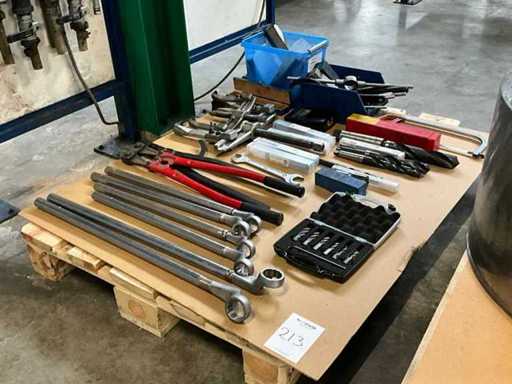 Various heavy hand tools