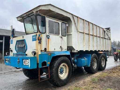 Ginaf-Landwirtschaftsanhänger mit Tank und Kipper