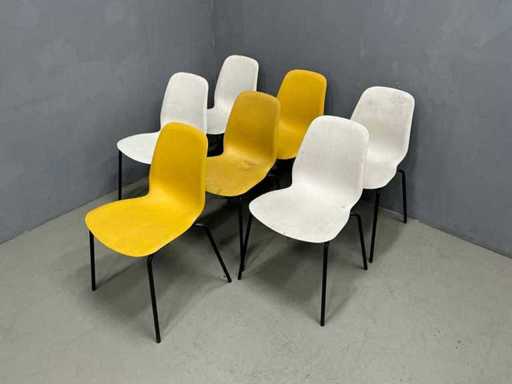 Chaise de cantine (7x)