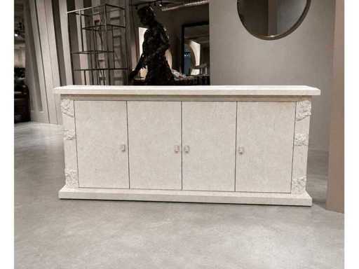 Marble look sideboard