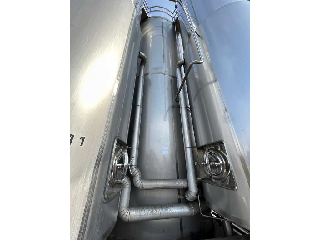 Edelstahl-isolierter vertikaler Lagertank (50.000L)