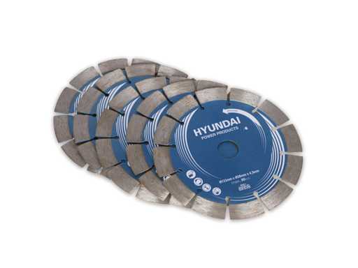 Hyundai router blade set 133mm. 5pcs