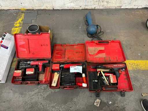 3x Powder-actuated tools - Other metal stocks