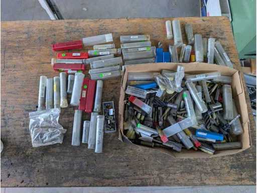 Veel freesgereedschap, spitsfreezen, boren