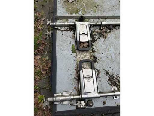 Trailer door - Stainless steel fittings - Truck part