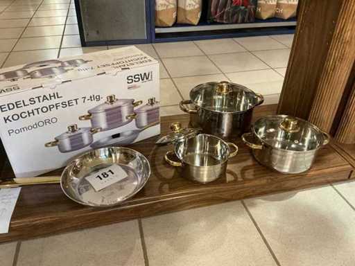 7-piece cooking pot set SSW