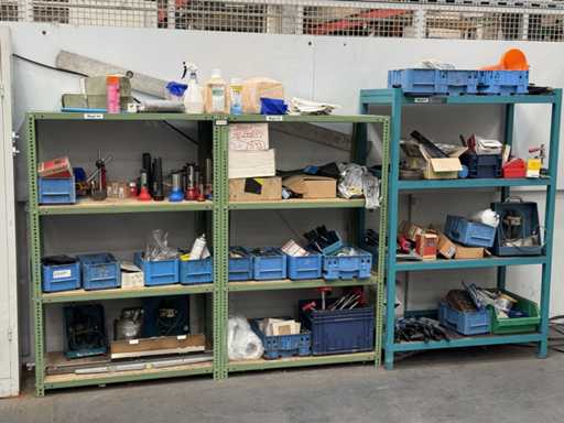   Workshop shelf with contents
