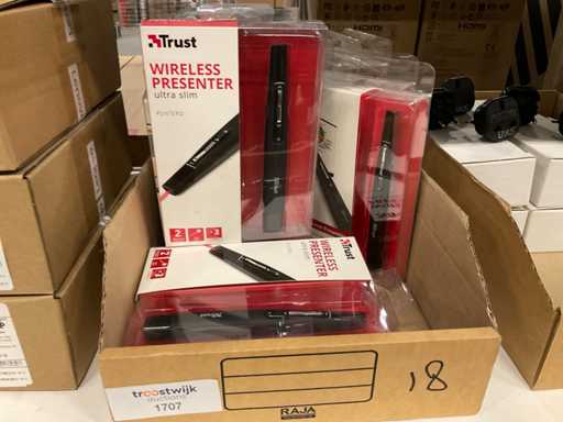 Trust Draadloze aanwijspennen (18x)