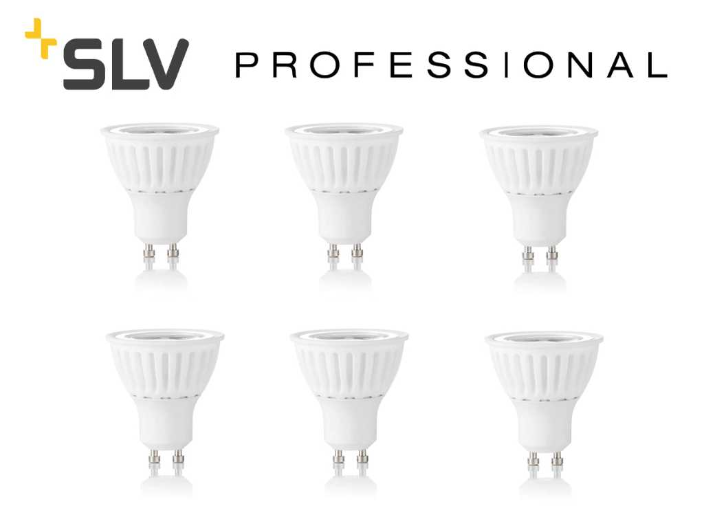 50 x SLV GU10 LED Lights, bright white, 4000K