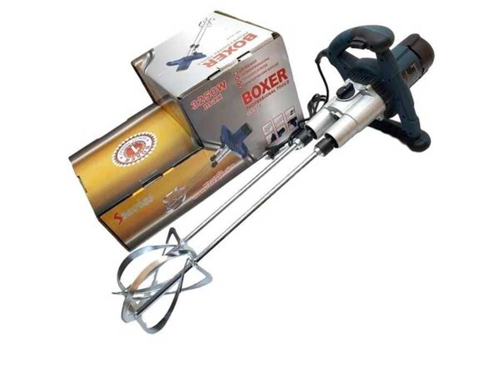 Boxer Double Concrete &Paint Mixer 3250W incl. 2 mixing rods