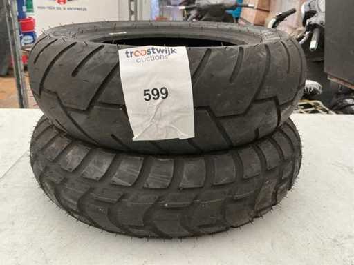 Opony skutera Michelin + Mitas