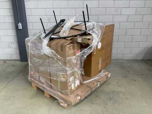 Mărfuri de returnare pe paleți