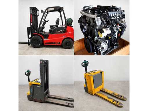 Logistics and lifting equipment: MANITOU - MERCEDEZ - JUNGHEINRICH - DEUTZ