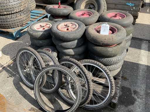 Lot de roues de brouette