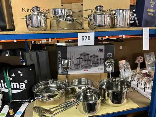 20-piece cooking pot set ELO