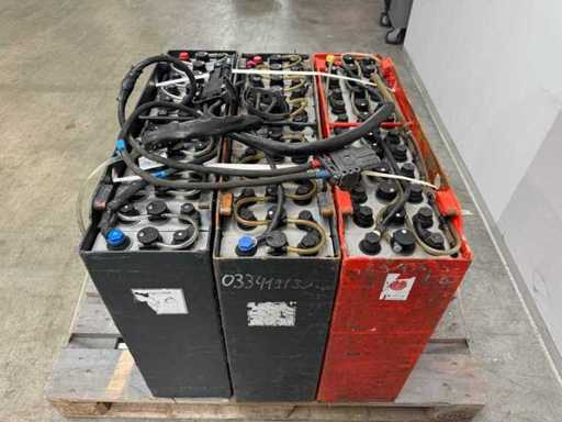 2023 3 x AIM 24V 375Ah 3PzS375 Carretilla elevadora con batería Carretilla elevadora eléctrica 80x20x63cm