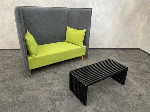 Naught One- Cloud Plain - design sofa met salontafel