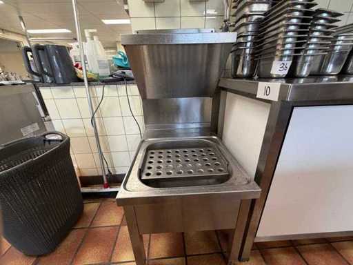 Double évier en acier inoxydable avec robinet