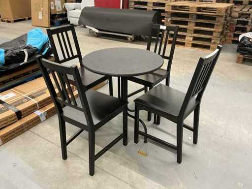 Dining room table with chairs
