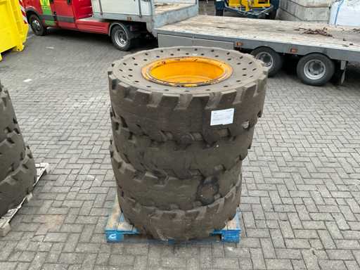 Shun Gin JCB verreiker Band met velg (4x)