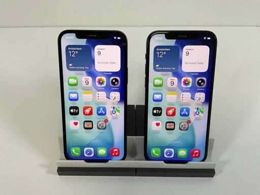 Apple iPhone 12 - 64 GB - Black (2x)