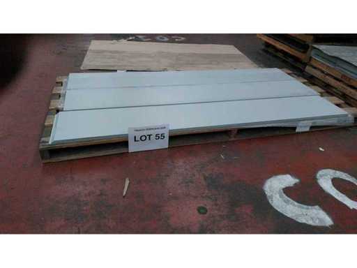 Cedral Board dakrand C05 Platinagrijs 2500x400x9mm 11st